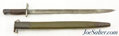 WWI Remington Built M1913 for the Model P17 Rifle Bayonet and Scabbard - Image 2 of 10
