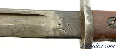 WWI Remington Built M1913 for the Model P17 Rifle Bayonet and Scabbard - Image 7 of 10