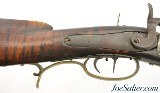 Antique 36 Caliber Charles Sting Tiffin, Ohio Half Stock Percussion Rifle - 4 of 15