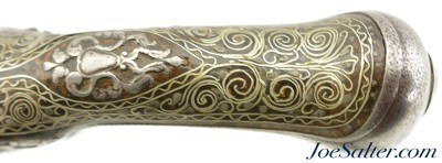 Interesting Pair of Highly Embellished 20-Bore Pistols Purportedly by Robert Delany ca. 1720 - Image 11 of 15