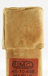 Rare UMC 45-70-405 Marlin BP Ammo Box 18 Rounds 405 Grain Flat Nose - 3 of 7