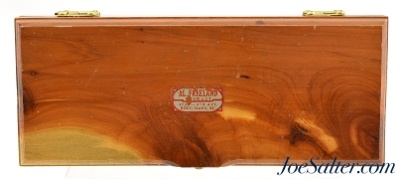 Vintage Al Freeland .22 RF Cedar Ammo Box