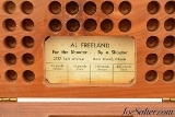 Vintage Al Freeland .22 RF Cedar Ammo Box - 4 of 5