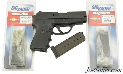 Sig Sauer P239 Pistol 40 S&W German Made Frame plus 4 Magazines