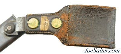 Scarce U.S. Cadet Bayonet 1900 Krag West Point Hoffman's Belt Attachment - Image 9 of 11