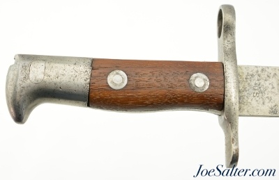 Scarce U.S. Cadet Bayonet 1900 Krag West Point Hoffman's Belt Attachment - Image 3 of 11