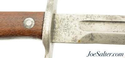 Scarce U.S. Cadet Bayonet 1900 Krag West Point Hoffman's Belt Attachment - Image 4 of 11
