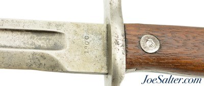 Scarce U.S. Cadet Bayonet 1900 Krag West Point Hoffman's Belt Attachment - Image 7 of 11