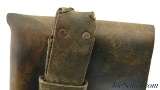 WW2 Era Military Flap Holster with Italian Milizia Nationale della Strada Insignia - 4 of 5
