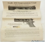 Scarce Boxed Post War Colt .22-.45 Conversion Unit Circa 1946-47 - 15 of 15