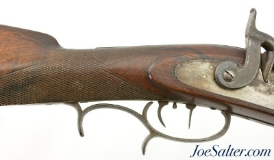 Rare Mid-19th Century San Francisco Percussion Plains and Target Rifle by John Bach - Image 4 of 15