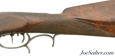 Rare Mid-19th Century San Francisco Percussion Plains and Target Rifle by John Bach - Image 10 of 15
