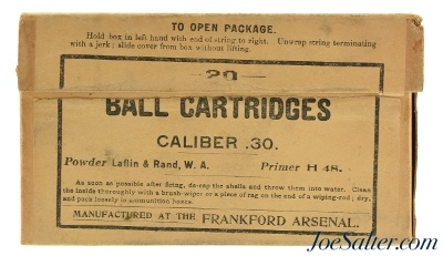 Full Box Frankford Arsenal 30-40 Krag Ammo Smooth Bullet 1903 Date