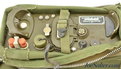 Vintage U.S. ARMY 1950-1990 TA-312/PT Field Telephone Set with Case - Image 4 of 5