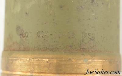 Original U.S. Military 90mm M71 Projectile INERT - Image 2 of 5