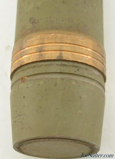 Original U.S. Military 90mm M71 Projectile INERT - Image 3 of 5