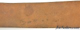 Original Civil War Named Leather Waist Belt & U.S. Lead Filled Buckle - Image 6 of 6