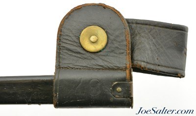 US M1873 Trapdoor Socket Bayonet and Scabbard "McKenney’s" NY - Image 10 of 12