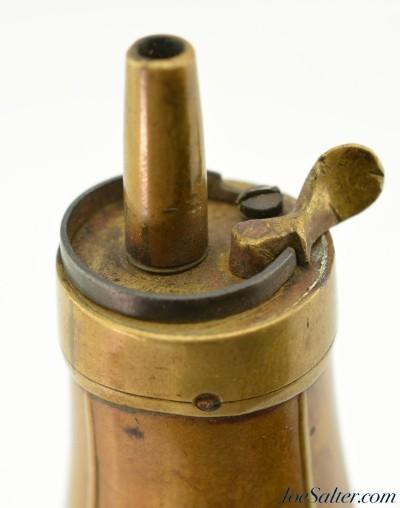 Antique Eagle Pistol Powder Flask - Image 4 of 6