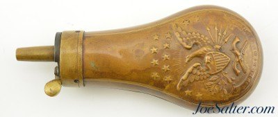 Antique Eagle Pistol Powder Flask - Image 3 of 6