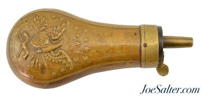 Antique Eagle Pistol Powder Flask - Image 1 of 6