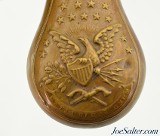 Antique Eagle Pistol Powder Flask - Image 2 of 6