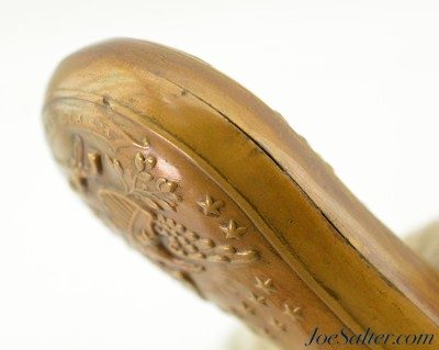 Antique Eagle Pistol Powder Flask - Image 5 of 6