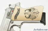 Stainless Interarms Walther PPK/S 380 ACP Custom German Eagle Grips - 5 of 13