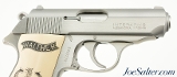 Stainless Interarms Walther PPK/S 380 ACP Custom German Eagle Grips - 3 of 13