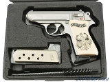 Stainless Interarms Walther PPK/S 380 ACP Custom German Eagle Grips - 1 of 13