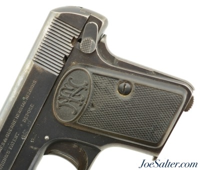 FN Model 1905 Vest Pocket Pistol 25 ACP + Holster - Image 4 of 11
