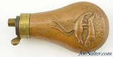 Scarce Falcon and Hare Bird Pattern Pistol Powder Flask - 2 of 5