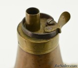 Scarce Falcon and Hare Bird Pattern Pistol Powder Flask - 5 of 5