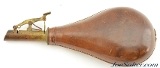 Antique Eagle Pattern Powder Flask & Leather Flask - 10 of 11