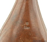 Antique Eagle Pattern Powder Flask & Leather Flask - 9 of 11