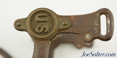 Original Civil War M1859 #4 Low Port US Cavalry Bit - Image 2 of 8