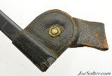 US M1873 Cadet Trapdoor Socket Bayonet Scabbard and Frog - Image 10 of 13