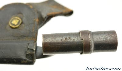 US M1873 Cadet Trapdoor Socket Bayonet Scabbard and Frog - Image 13 of 13