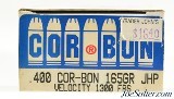 Cor-Bon .400 165gr. JHP Ammo 20rnds - Image 2 of 3