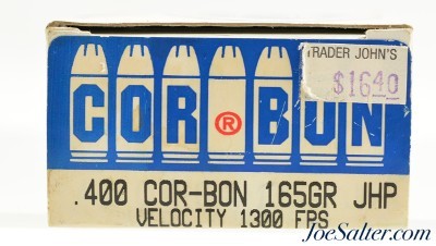 Cor-Bon .400 165gr. JHP Ammo 20rnds - Image 2 of 3