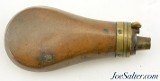 Antique Plane side Pattern Pistol Powder Flask in Fine Condition - Image 2 of 5