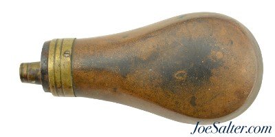 Antique Plane side Pattern Pistol Powder Flask in Fine Condition - Image 1 of 5