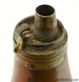 Antique Plane side Pattern Pistol Powder Flask in Fine Condition - Image 3 of 5