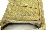 Early US M1910 Canteen Kit 1915 w/ Rimmed Eagle Snaps & Unit Marking - Image 6 of 8