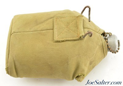 Early US M1910 Canteen Kit 1915 w/ Rimmed Eagle Snaps & Unit Marking - Image 5 of 8