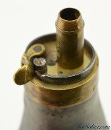 Antique Eagle Pattern Powder Flask Zinc - 5 of 6