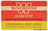 Post WWII Winchester Super Speed 270 Winchester Silvertip "K" Code - 1 of 7
