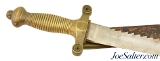Swiss Model 1842 Pioneers Sawtooth Gladius Short Sword + Leather Scabbard - 1 of 14