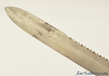 Swiss Model 1842 Pioneers Sawtooth Gladius Short Sword + Leather Scabbard - 9 of 14