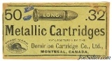 Rare Early Dominion 32 Long CF Ammo W/ Canadian Forest Fire Sportsmen Insert - Image 1 of 9